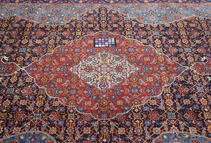 Vintage Persian Tabriz Rug 7'6'' x 10'3''