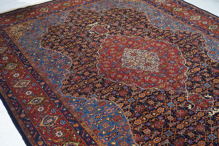 Vintage Persian Tabriz Rug 7'6'' x 10'3''