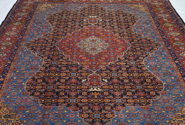 Vintage Persian Tabriz Rug 7'6'' x 10'3''