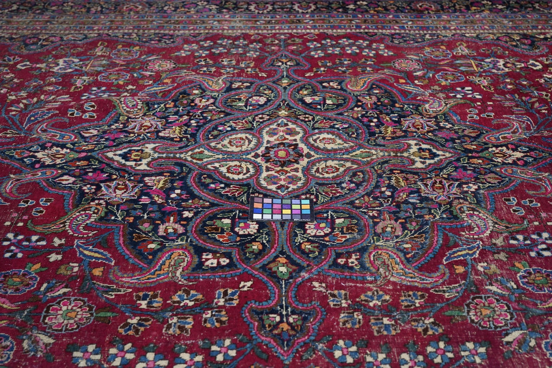 Vintage Persian Meshad Rug 10'4'' x 13'10''