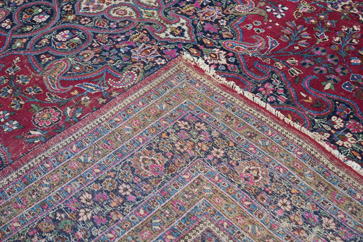 Vintage Persian Meshad Rug 10'4'' x 13'10''