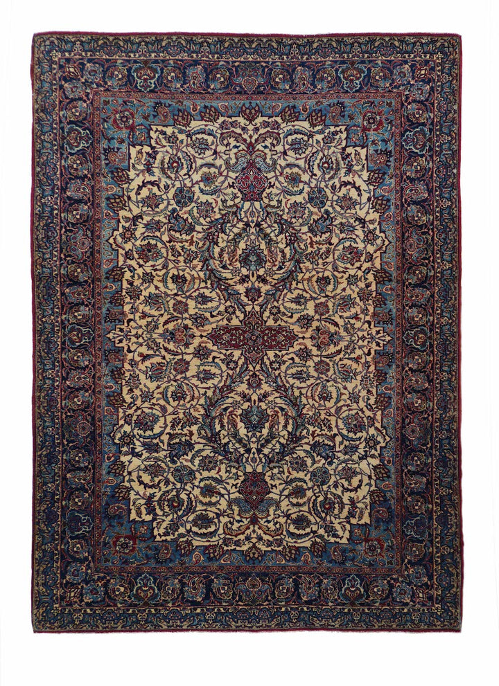 Antique Isfahan Rug 4'10'' x 6'8''