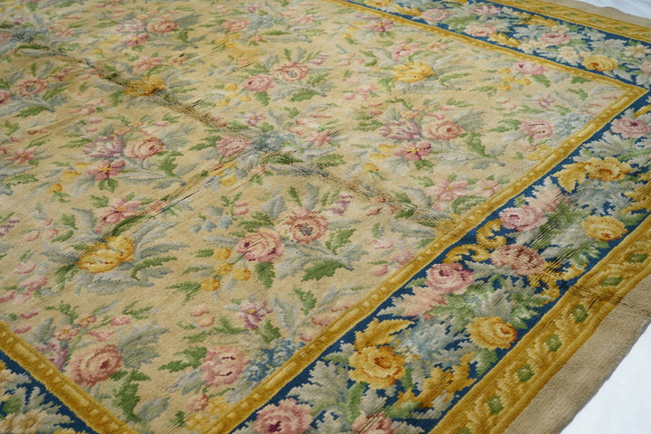 Fine Antique French Savonnerie Rug 10'2'' x 13'0''