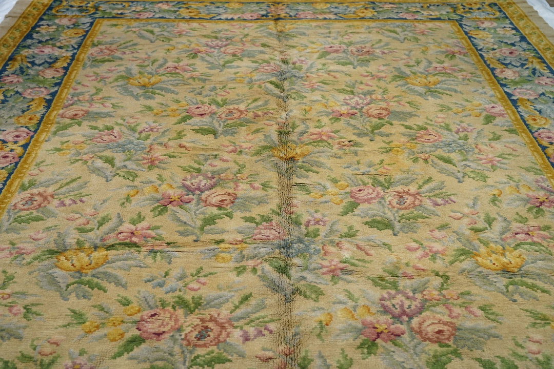 Fine Antique French Savonnerie Rug 10'2'' x 13'0''