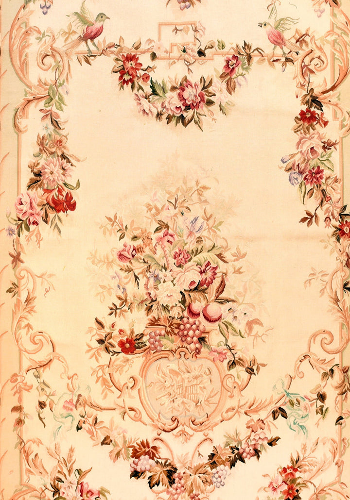 Vintage Aubusson Design Panel 4'5'' x 8'10''