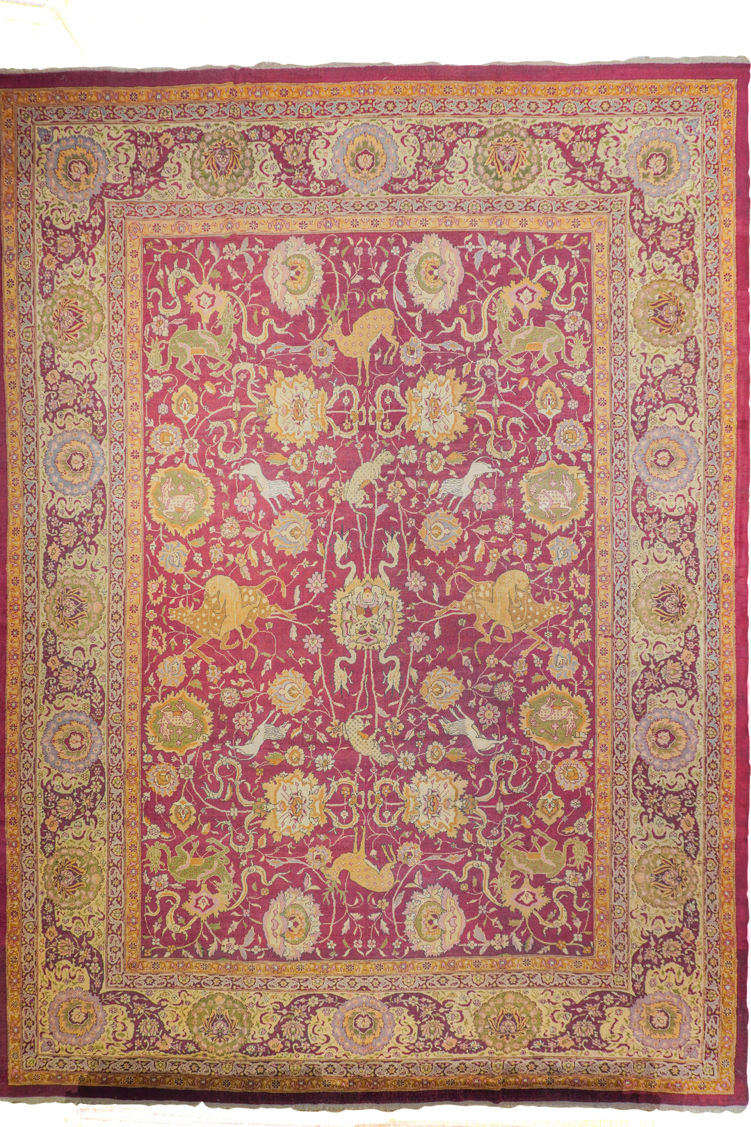 Antique Agra Rug 12'0'' x 16'6''