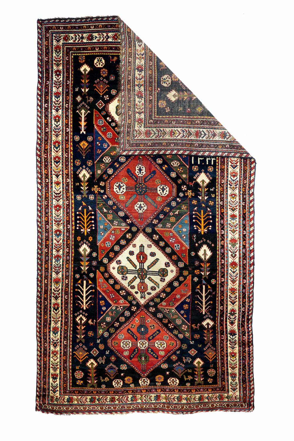 Antique Bakhtiari Rug 6'10'' x 12'5''