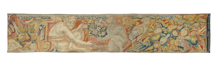 Antique Flemish Tapestry Panel 1'7'' x 8'3''