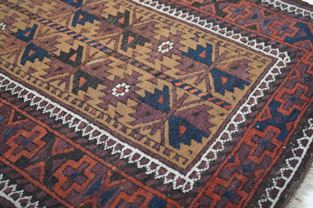 Vintage Balouch Rug 2'9'' x 4'10''