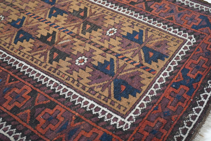 Vintage Balouch Rug 2'9'' x 4'10''