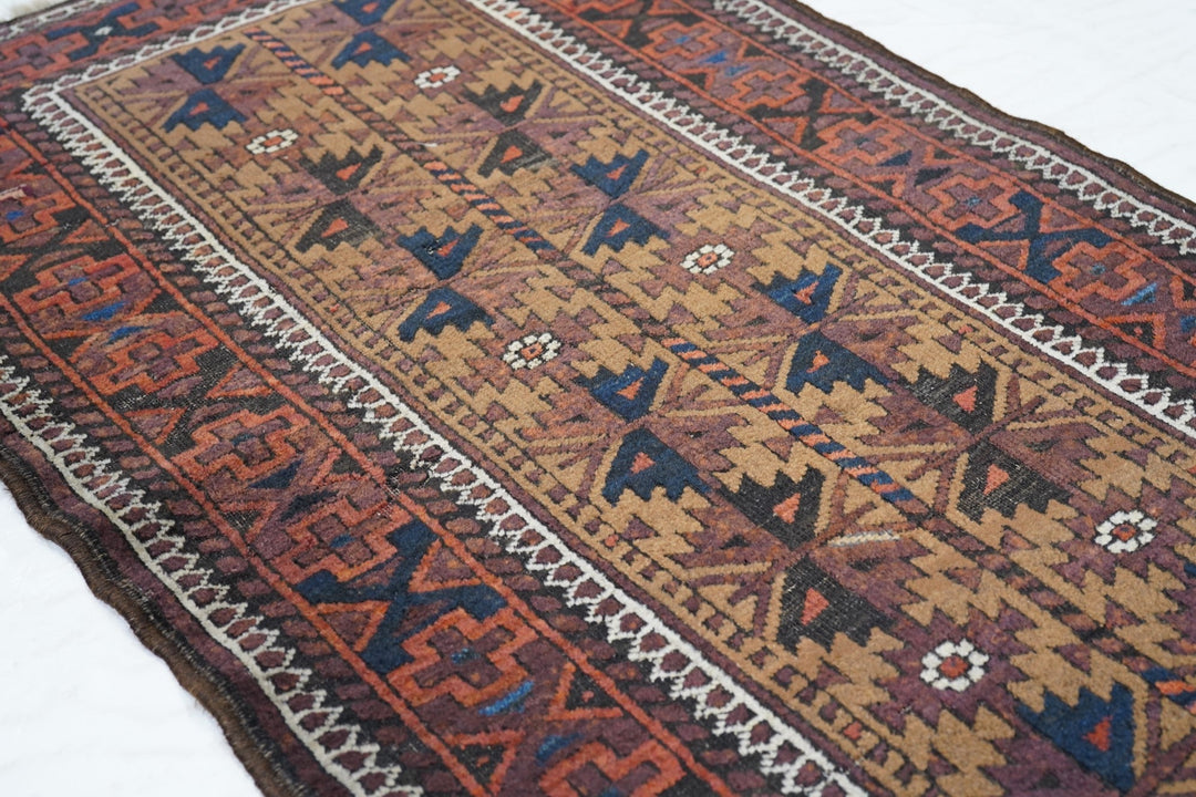 Vintage Balouch Rug 2'9'' x 4'10''