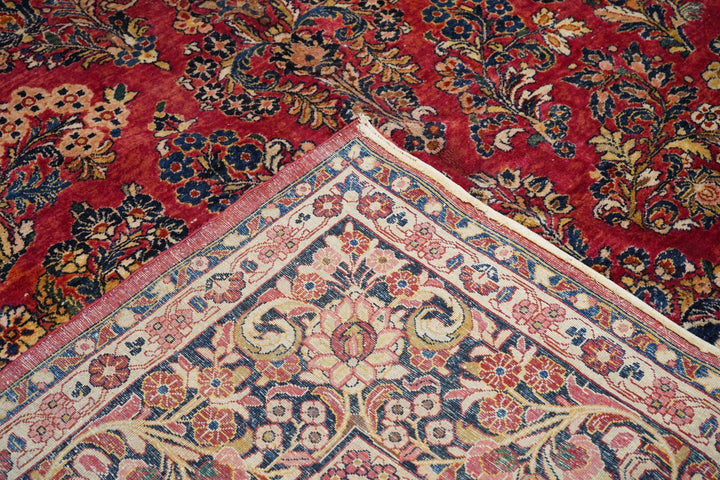 Antique Sarouk Rug 11'3'' x 18'1''