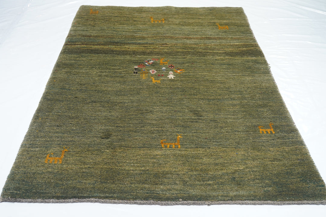 Vintage Gabbeh Rug 4'0" x 6'8''