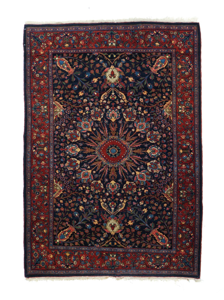 Antique Red Bidjar Rug 4'6'' x 6'7''