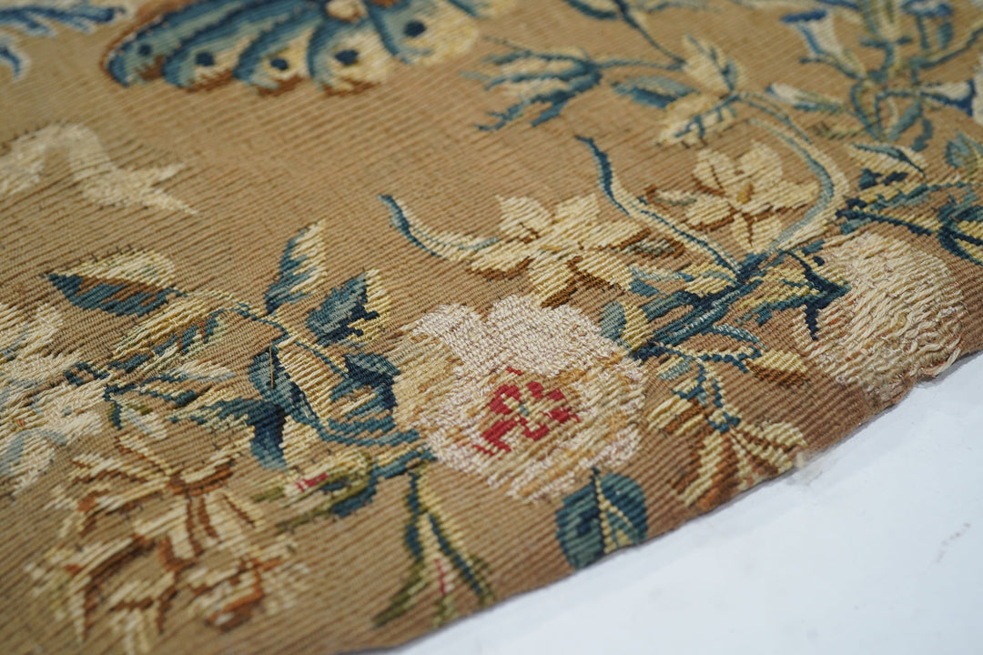 Antique French Tapestry 2' x 3'