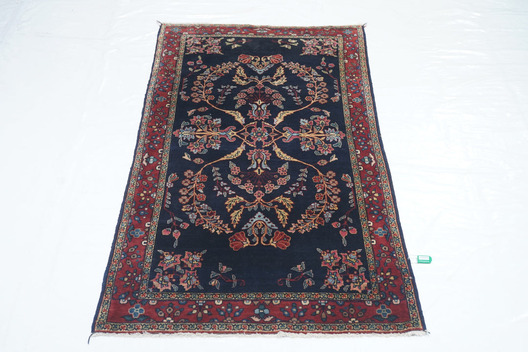 Antique Mohajeran Sarouk Rug 2'5'' x 4'9''