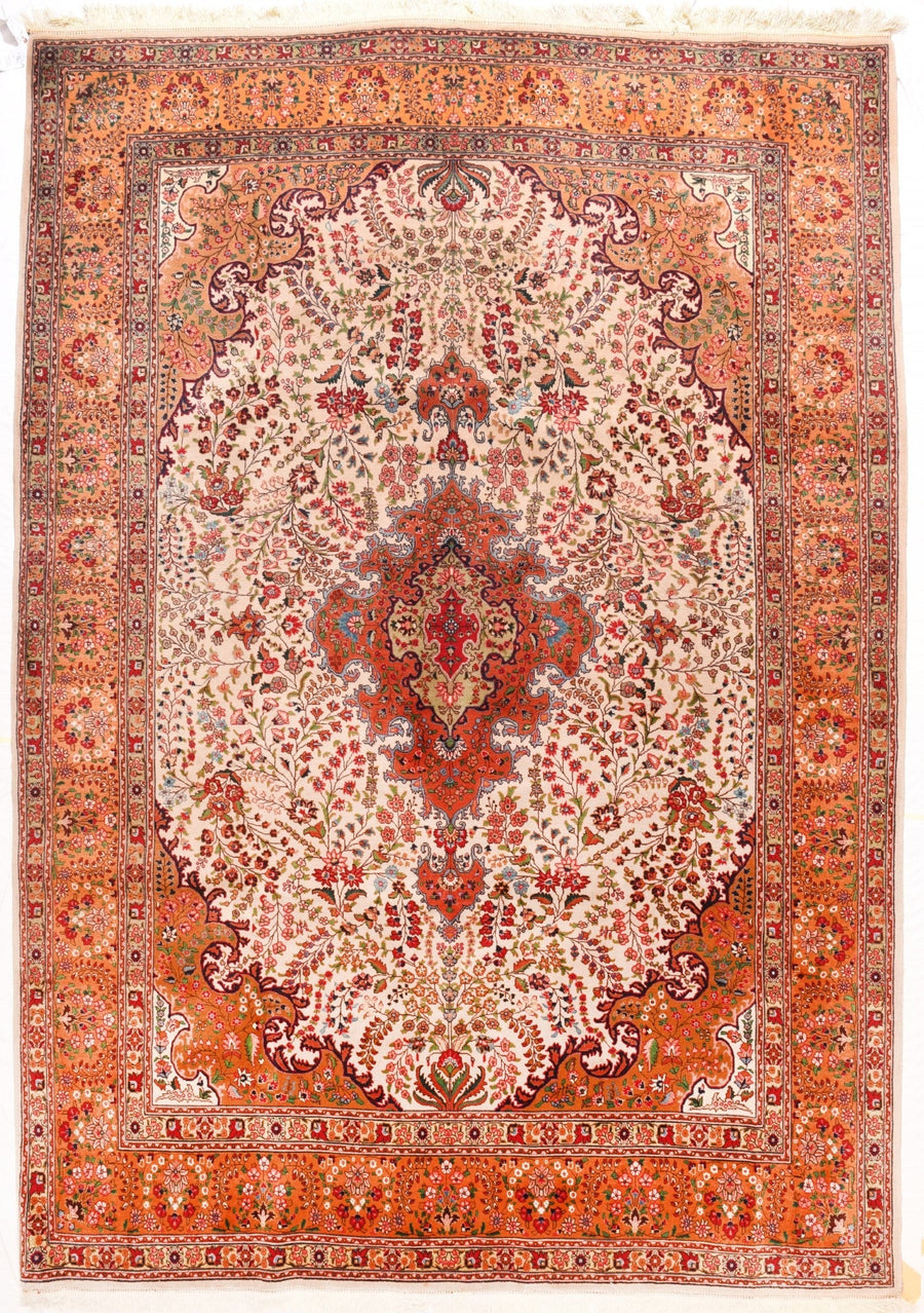 Vintage Tabriz Rug 7'2'' x 10'1''