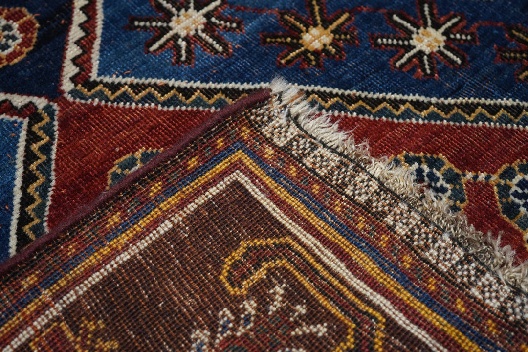 Antique Qashqai Rug 4'1'' x 6'10''