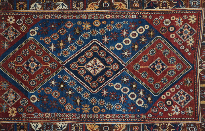 Antique Qashqai Rug 4'1'' x 6'10''