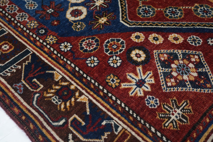 Antique Qashqai Rug 4'1'' x 6'10''