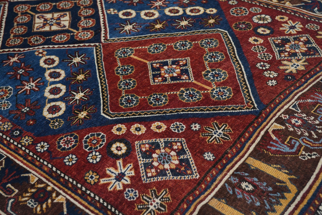 Antique Qashqai Rug 4'1'' x 6'10''