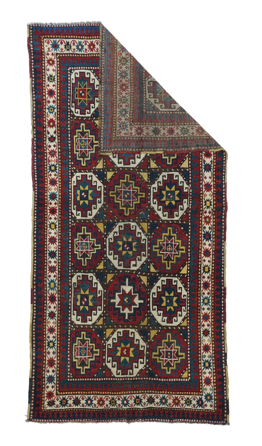 Antique Kazak Rug 4'0" x 7'8''