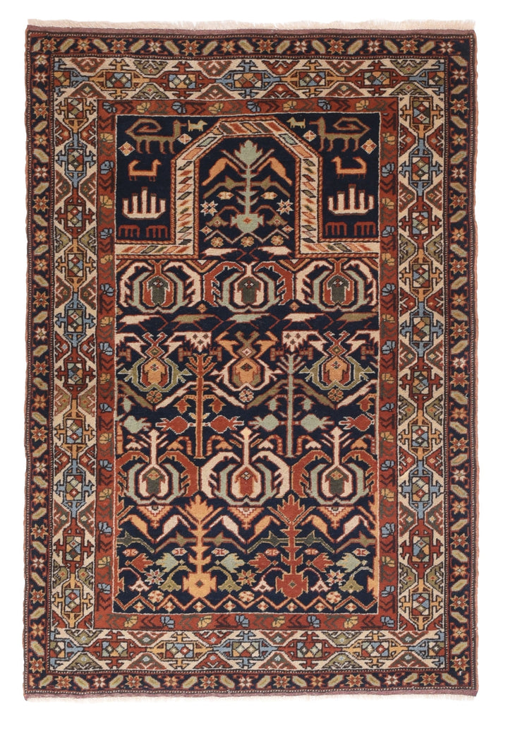 Antique Shirvan Daghestan Rug 3'0'' x 4'4''