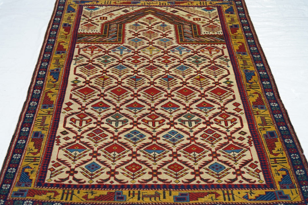 Antique Shirvan Daghestan Rug 3'11'' x 5'4''