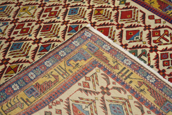 Antique Shirvan Daghestan Rug 3'11'' x 5'4''