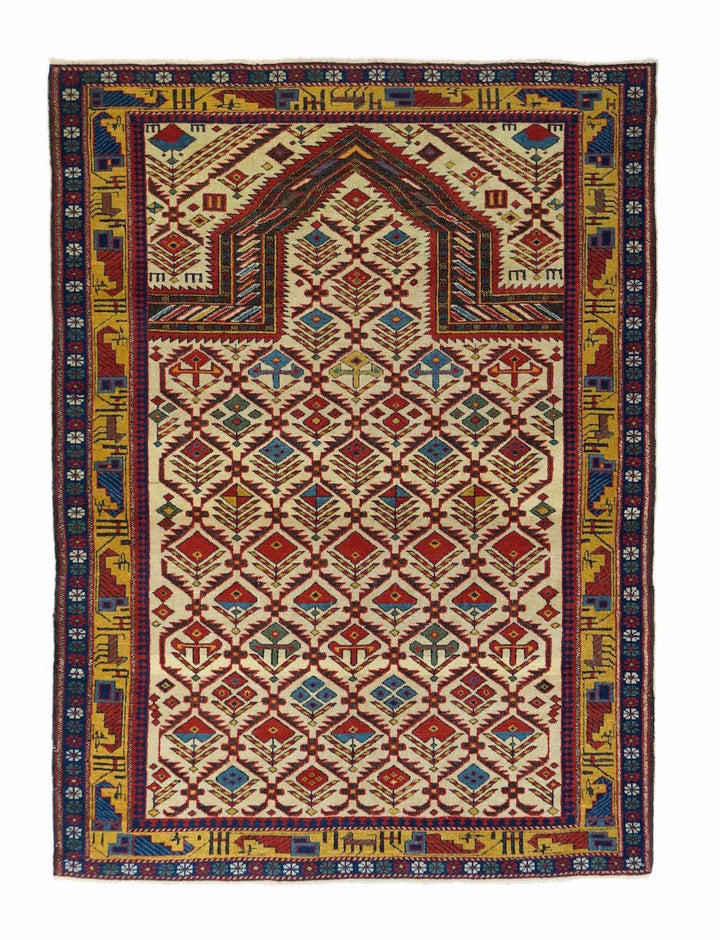 Antique Shirvan Daghestan Rug 3'11'' x 5'4''