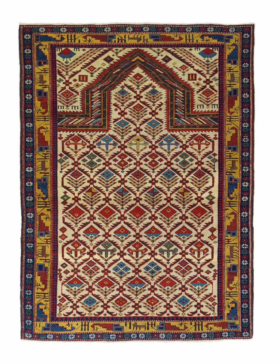 Antique Shirvan Daghestan Rug 3'11'' x 5'4''