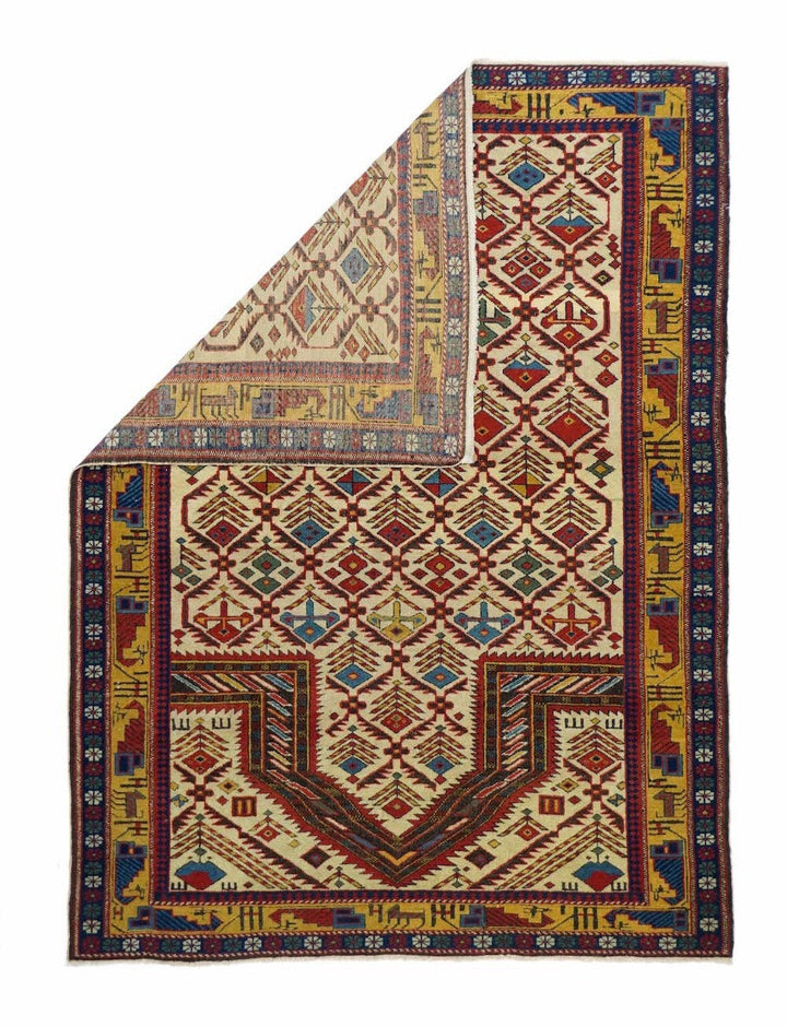 Antique Shirvan Daghestan Rug 3'11'' x 5'4''