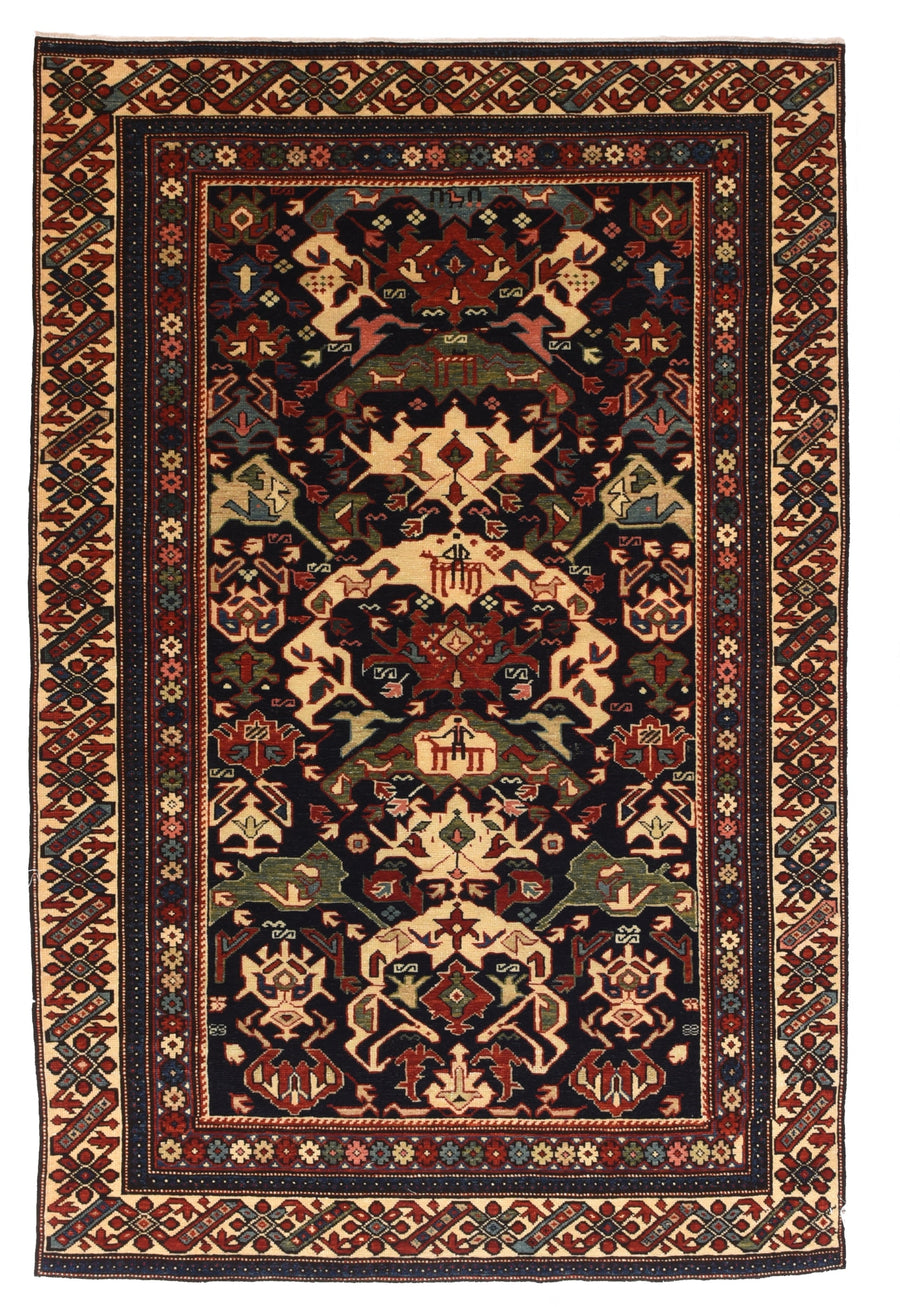 Vintage Shirvan Rug 4'0'' x 6'3''