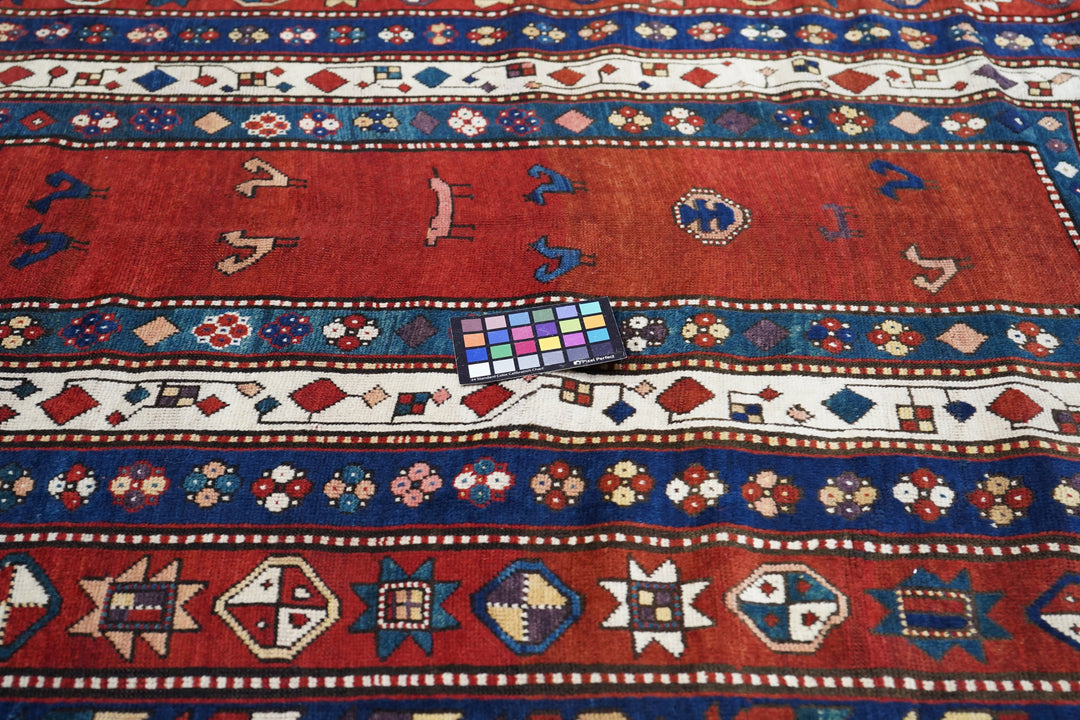 Antique Kazak Rug 4'11'' x 7'0''