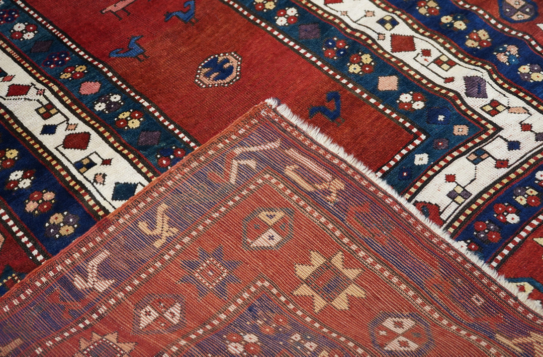 Antique Kazak Rug 4'11'' x 7'0''