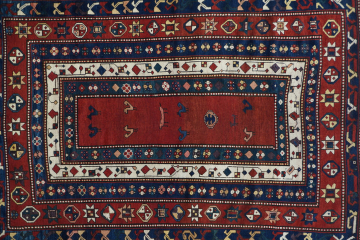 Antique Kazak Rug 4'11'' x 7'0''