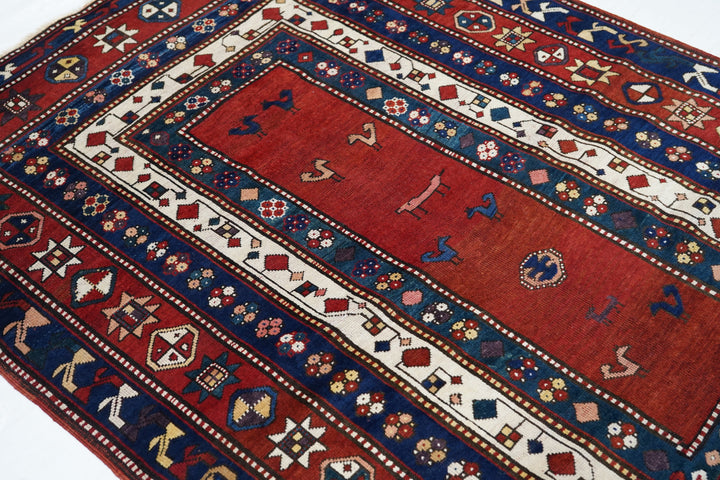 Antique Kazak Rug 4'11'' x 7'0''