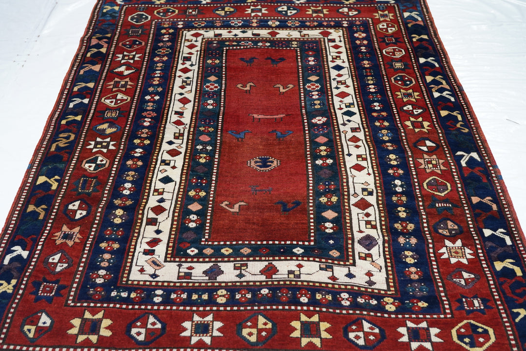 Antique Kazak Rug 4'11'' x 7'0''