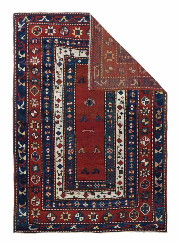 Antique Kazak Rug 4'11'' x 7'0''