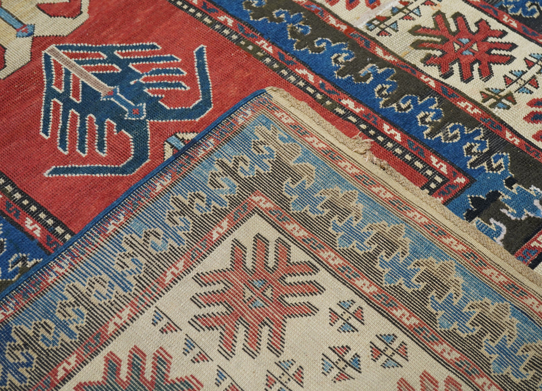 Antique Kazak Rug 5'2'' x 10'1''