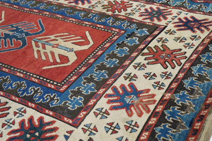 Antique Kazak Rug 5'2'' x 10'1''