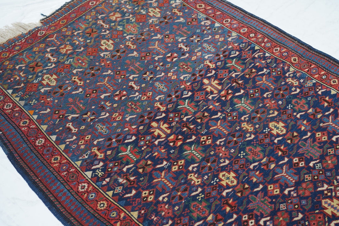 Antique Shirvan-Kuba Rug 3'6'' x 5'5''