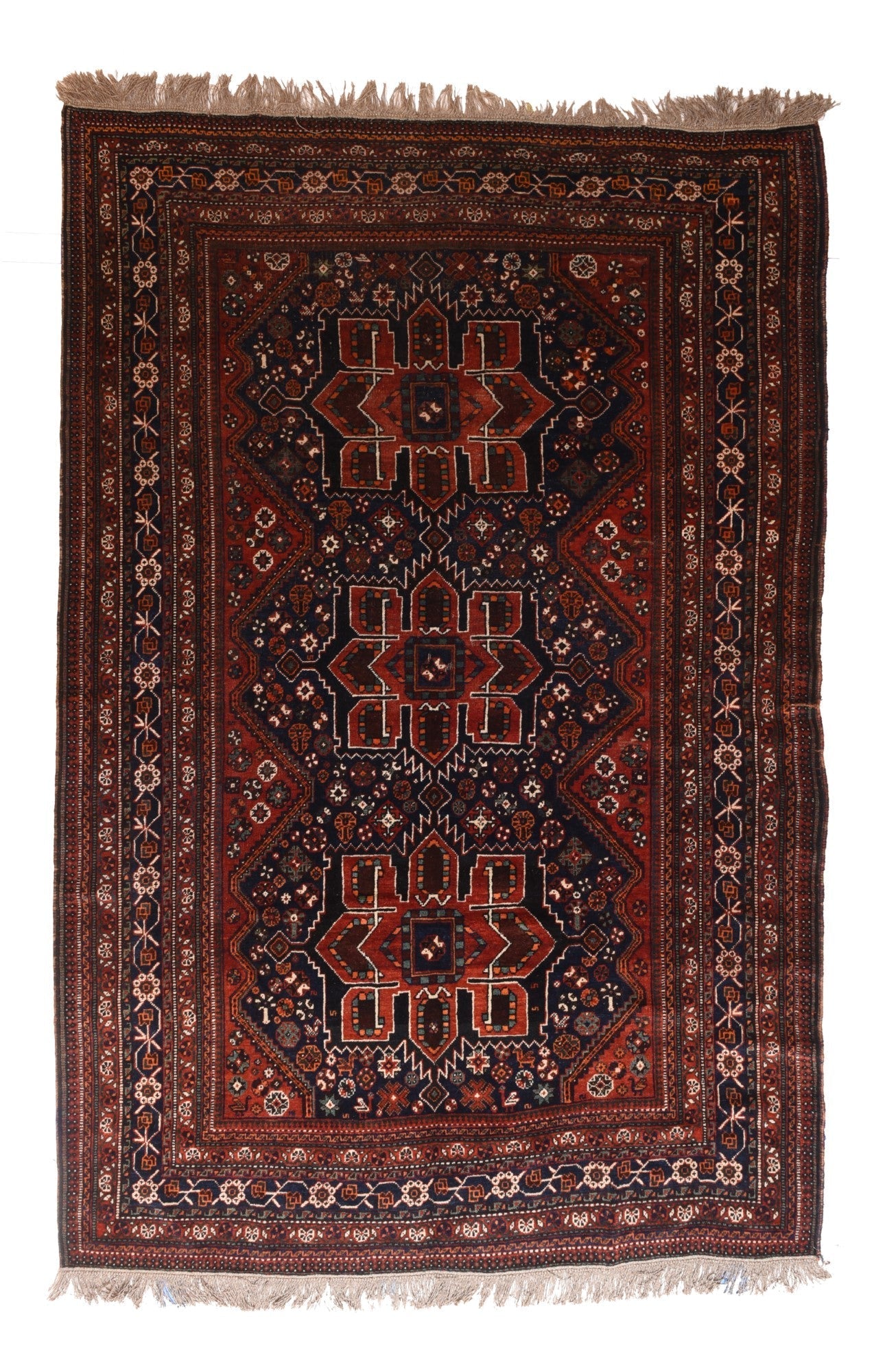 Antique Qashqai Rug 5'11'' x 8'9'' – Victor Gallery