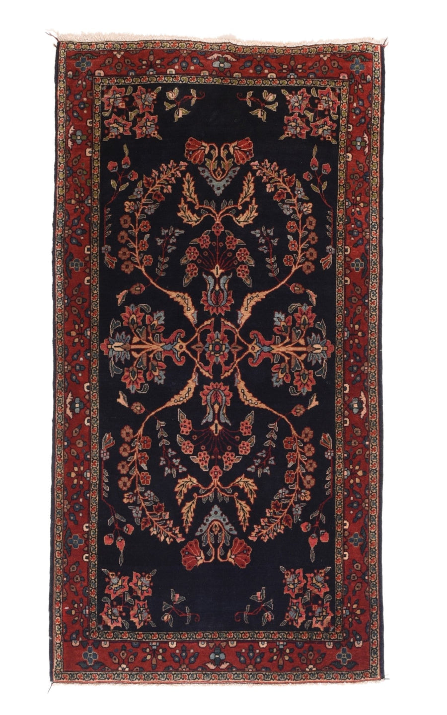 Antique Mohajeran Sarouk Rug 2'5'' x 4'9''