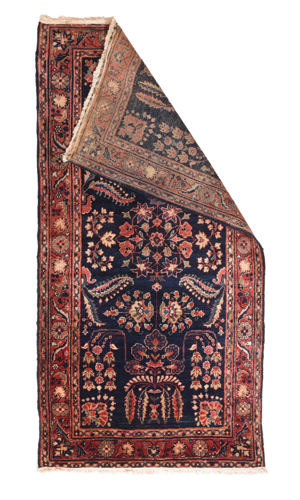 Antique Mohajeran Sarouk Rug 2'9'' x 5'2''