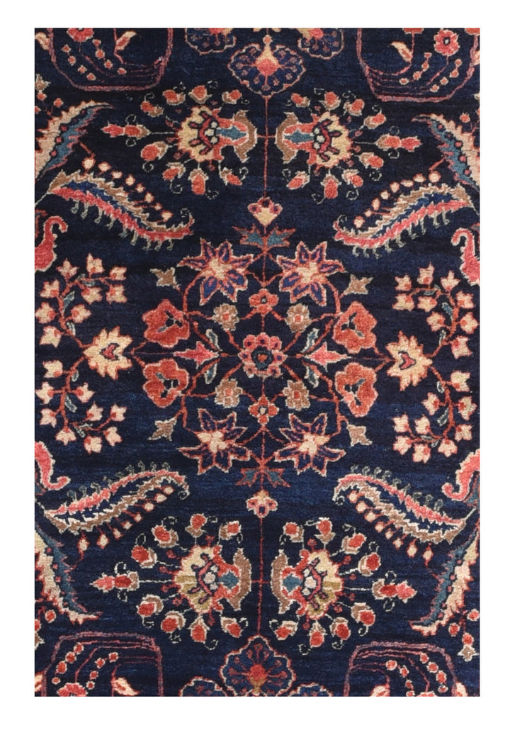 Antique Mohajeran Sarouk Rug 2'9'' x 5'2''