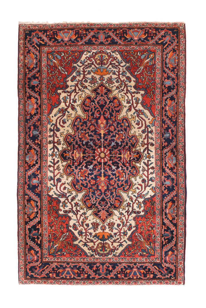 Antique Farahan Sarouk Rug 3'3'' x 5'0''