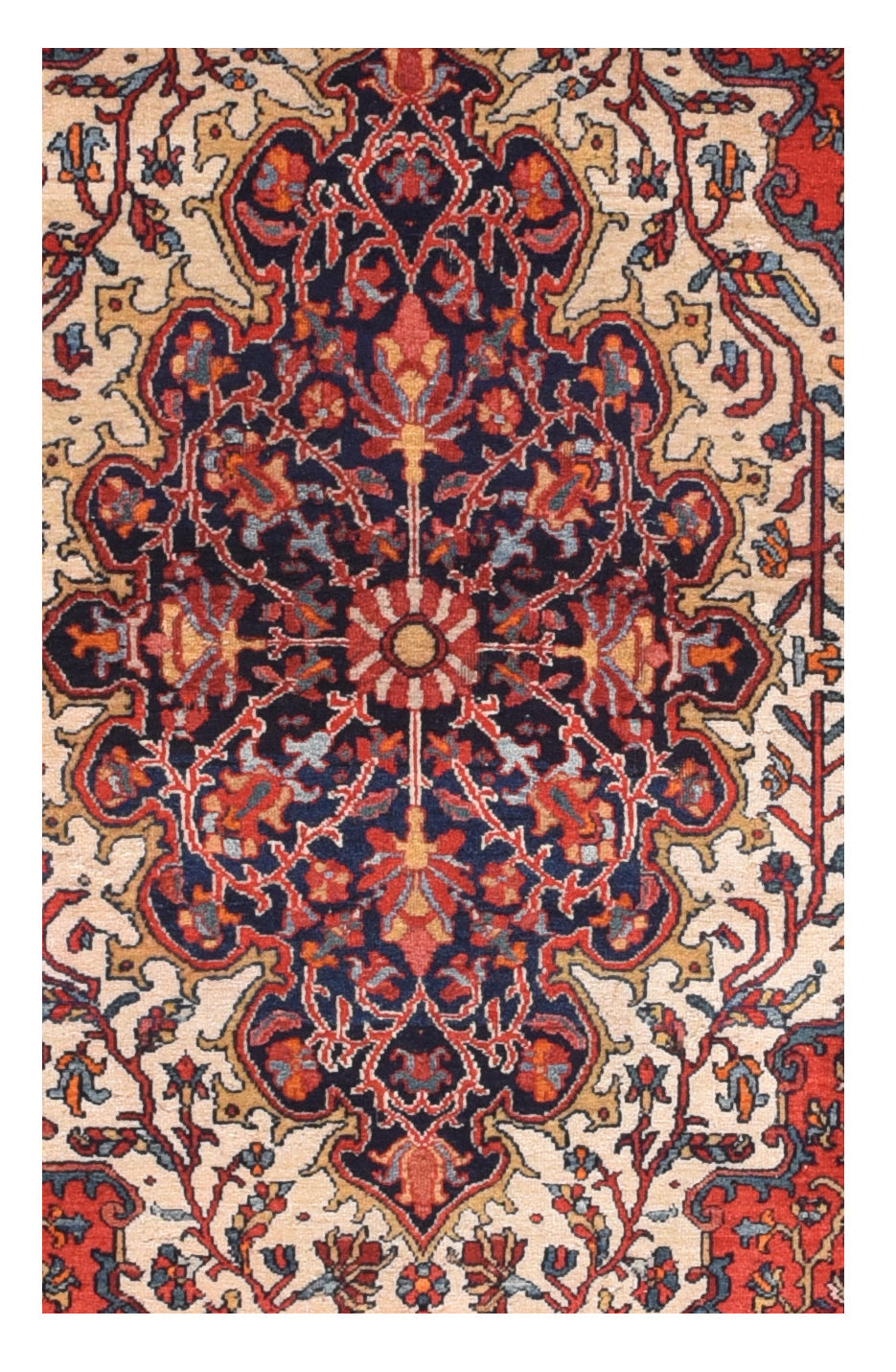 Antique Farahan Sarouk Rug 3'3'' x 5'0''