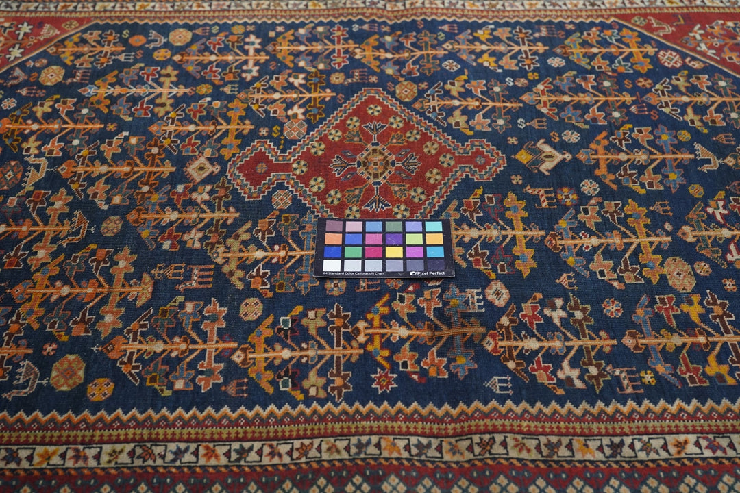 Antique Qashqai Rug 3'8'' x 4'10''