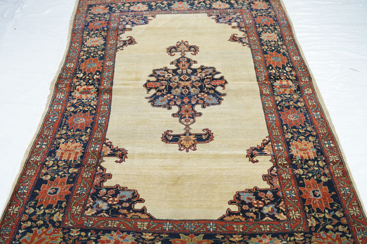 Antique Farahan Sarouk Rug 4'1'' x 7'0''